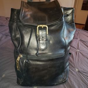 Coach Leather Backpack
